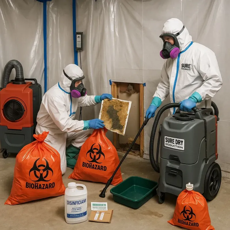 Contaminated Water Handling Protocols process in Snow Hill, NC