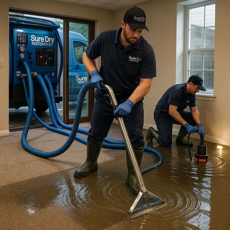 Water Extraction and Removal process in Snow Hill, NC